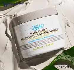 ماسک پاکسازی کننده کیلز حاوی خاک رس Rare Earth Deep Pore Cleansing MaskRare Earth Deep Pore Cleansing