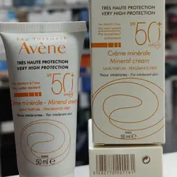 کرم ضدآفتاب اون مدل مینرال +SPF50 حجم 50 میلی لیتر