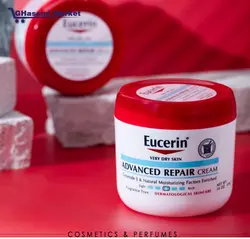 کرم ترمیم کننده پیشرفته eucerin  مخصوص پوستهای خیلی خشک مرطوب  کننده صورت بدن