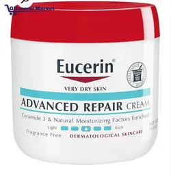 کرم ترمیم کننده پیشرفته eucerin  مخصوص پوستهای خیلی خشک مرطوب  کننده صورت بدن