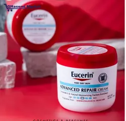 کرم ترمیم کننده پیشرفته eucerin  مخصوص پوستهای خیلی خشک مرطوب  کننده صورت بدن