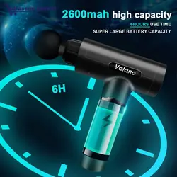 تفنگ ماساژور برند Valano شارژی ماهیچه ای با 30 سرعت قابل تنظیم 12 سری