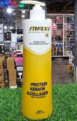 کراتین پروتئین و کلاژن مکسی گلد اورجینال برزیلی ۵۰۰ میل Gold maxi