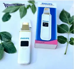 دستگاه اتوی پوست درما اف التراسونیک فیلیپس هلند دیجیتالی تیغه گلد ۴ کاره PHILIPS