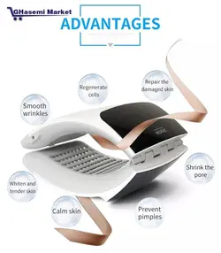 ماسک تونلی ال ای دی دیور دارای کلسیم تراپی 7 رنگ  DEVOIR