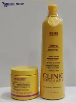 پک (شامپو کراتین-ماسک) احیاکننده کلینیک ریچی