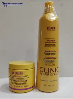 پک (شامپو کراتین-ماسک) احیاکننده کلینیک ریچی