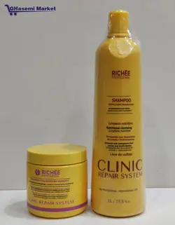 پک (شامپو کراتین-ماسک) احیاکننده کلینیک ریچی