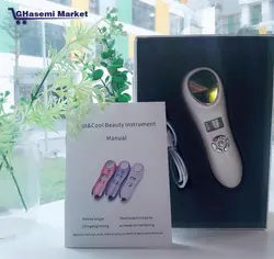 دستگاه اسکوم و ماساژو تقویت کننده و جوانسازی صورت سرد و گرم اسکوم تراپی و جوان ساز beauty instrument