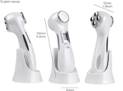 دستگاه زیبایی سفت کننده پوست RF ، 5 در 1 LED فوتون صورت با فرکانس رادیویی صورت جوان سازی پوست EMS مزوتراپی برای سفت شدن درمان زیبایی لیفت صورت - قاسمی مارکت