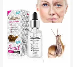 سرم حلزون کلاژن صورت سرم ضد آکنه درخشان کننده ضد پیری پوست صورتOfanyia - قاسمی مارکت