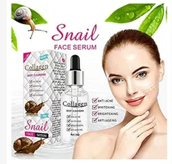 سرم حلزون کلاژن صورت سرم ضد آکنه درخشان کننده ضد پیری پوست صورتOfanyia - قاسمی مارکت