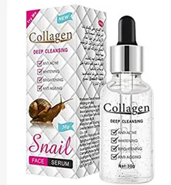 سرم حلزون کلاژن صورت سرم ضد آکنه درخشان کننده ضد پیری پوست صورتOfanyia - قاسمی مارکت