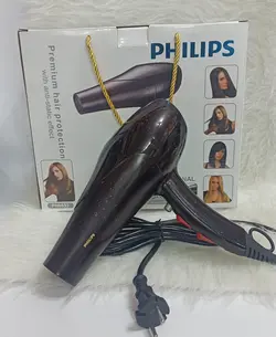 سشوار 5000 وات فیلیپس مدل PHILIPS PH-9833 اصل ھلند ـ موتور سنگین و دو موتورە - قاسمی مارکت