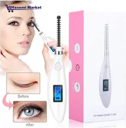 فرمژه برقی حرارتی شارژی 80 درجه سه بعدی  Heated Eyelash Curler