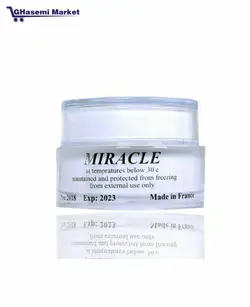 كرم ضد عرق میراکل Miracle ( ضد بو و ضد عرق )حجم 50 ميل - قاسمی مارکت