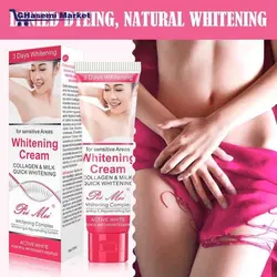 کرم سفید کننده دائمی بدن حاوی کلاژن و شیر برای سفیدی سریع و پوست مخصوص نقاط حساس