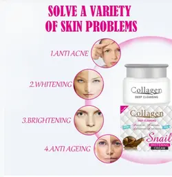 کرم کلاژن حلزون چند منظوره اسنک - قاسمی مارکت