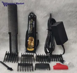 ماشین اصلاح سر و صورت وال مجیک کلیپ بی سیم بلک اند گلد - قاسمی مارکت