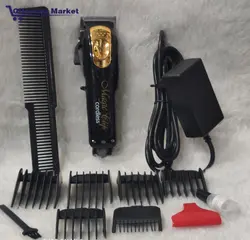 ماشین اصلاح سر و صورت وال مجیک کلیپ بی سیم بلک اند گلد - قاسمی مارکت