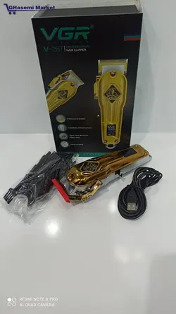 ماشین اصلاح موی سر و صورت وی جی ار مدل. 267 VGR - قاسمی مارکت