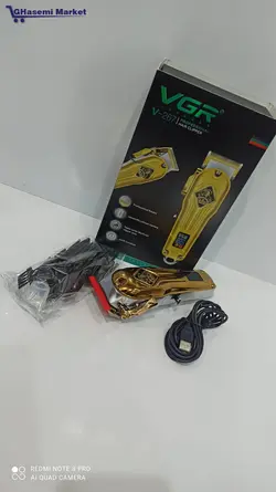 ماشین اصلاح موی سر و صورت وی جی ار مدل. 267 VGR - قاسمی مارکت