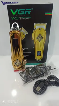 ماشین اصلاح موی سر و صورت وی جی ار مدل. 267 VGR - قاسمی مارکت