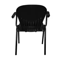 صندلی انتظار تک نفره با دسته مدل صدفی