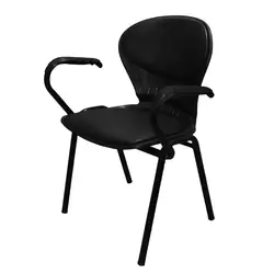 صندلی انتظار تک نفره با دسته مدل صدفی