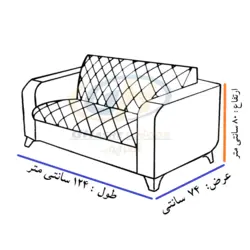 مبل اداری ونوس - مبل مدرن با 24 ماه گارانتی - قصرچوب