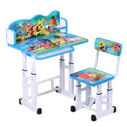 میز تحریر کودک باب اسفنجی - قابلیت تغییرارتفاع - قصرچوب