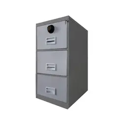 فایل فلزی رمزدار سه کشو - فروشگاه لوازم اداری قصرچوب