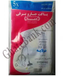 پاکت جاروبرقی الگانس ۷۰۰۵ دوو و فورتیس