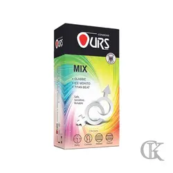 کاندوم Ours مدل Mix بسته 12 عددی