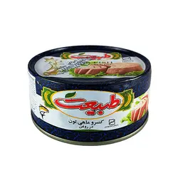 کنسرو ماهی تون طبیعت 180 گرمی