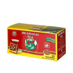 چای کیسه ای ساده 25 عددی دوغزال