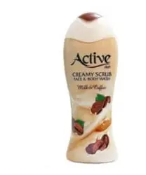 شامپو بدن اسکراب ویتامینه قهوه اکتیو 400گرمی