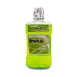 دهانشویه ی ایرشا مدل روغن درخت چای و آلوئه ورا
