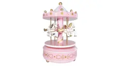 جعبه موزیکال اسب طرح چرخ و فلک