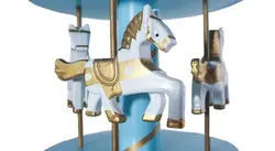 جعبه موزیکال اسب طرح چرخ و فلک