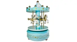 جعبه موزیکال اسب طرح چرخ و فلک