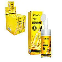 فوم شستشوی صورت براش دار ارها 21 با عصاره طلا حجم 150 میل