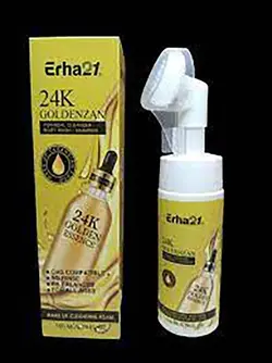 فوم شستشوی صورت براش دار ارها 21 با عصاره طلا حجم 150 میل