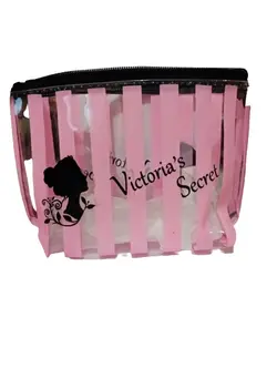 کیف لوازم آرایش طرح ویکتوریا سکرت طلقی سایز کوچک