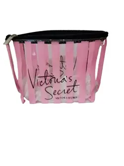 کیف لوازم آرایش طرح ویکتوریا سکرت طلقی سایز کوچک