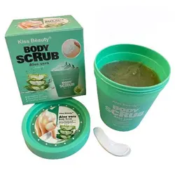 اسکراب شنی بدن کیس بیوتی مدل الوئه ورا حجم 200 میل