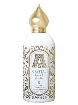 تستر عطر وادکلن زنانه کریستال لاو فور هر Attar Collection Crystal Love For Her حجم 100 میل