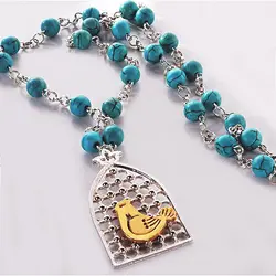 گردنبند اویز دخترانه مرغ امین