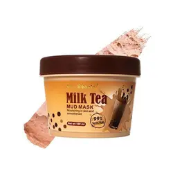 ماسک اسکراب صورت کیس بیوتی مدل شیر و چای