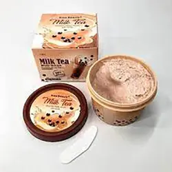 ماسک اسکراب صورت کیس بیوتی مدل شیر و چای